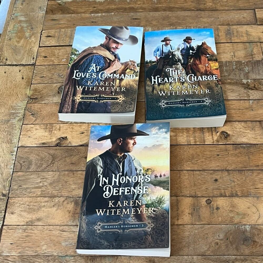 The Heart's Charge Hanger's Horsemen Book Set of 3 Karen Witemeyer